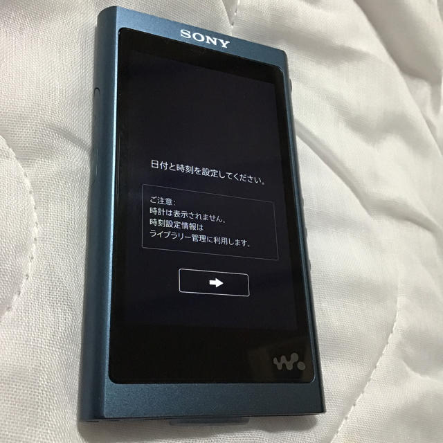 WALKMAN(ウォークマン)のSONY NW–A55 Moonlight Blue  スマホ/家電/カメラのオーディオ機器(ポータブルプレーヤー)の商品写真