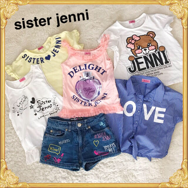 JENNI(ジェニィ)のJENNI まとめ売り 140cm 5着＋1着おまけ キッズ/ベビー/マタニティのキッズ服女の子用(90cm~)(その他)の商品写真