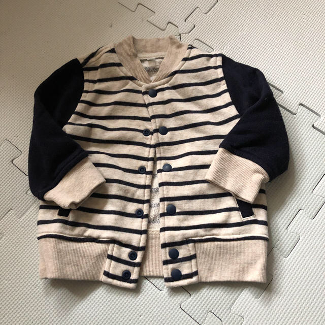 MUJI (無印良品)(ムジルシリョウヒン)の無印ジャンパー80 キッズ/ベビー/マタニティのベビー服(~85cm)(ジャケット/コート)の商品写真