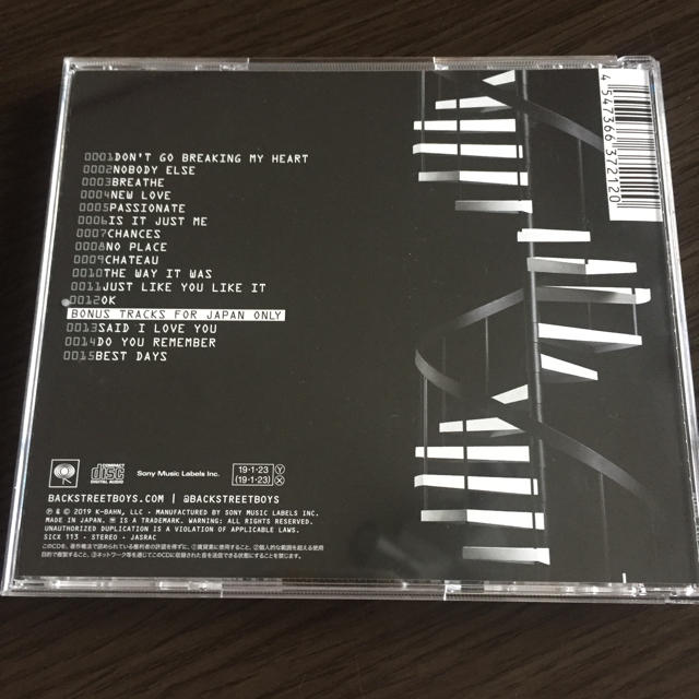 バックストリート・ボーイズ DNA エンタメ/ホビーのCD(ポップス/ロック(洋楽))の商品写真