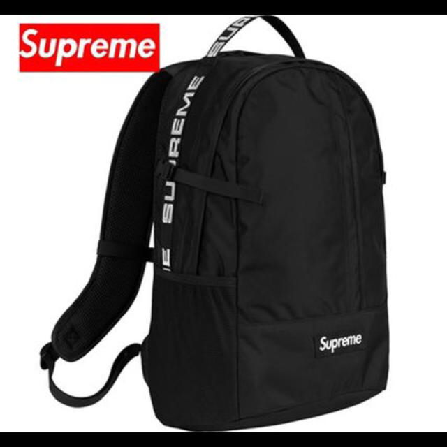 Supreme 2018 S/S  backpack Black