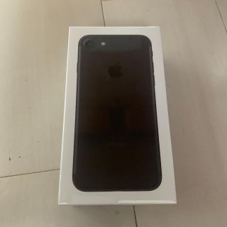 アップル(Apple)の新品 未開封  simフリー iPhone7  32GB  ブラック  (スマートフォン本体)