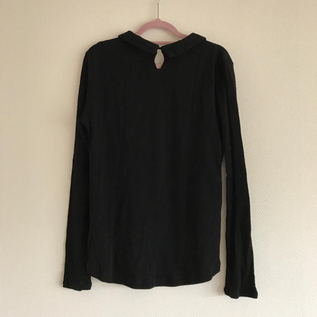 nest Robe(ネストローブ)のnest Robe ネストローブ 黒 フライスカットソー 中古 レディースのトップス(ニット/セーター)の商品写真