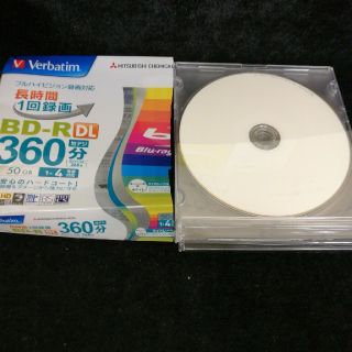 三菱ケミカルメディア Verbatim 1回録画用 BD-R DL 50GB (ブルーレイレコーダー)