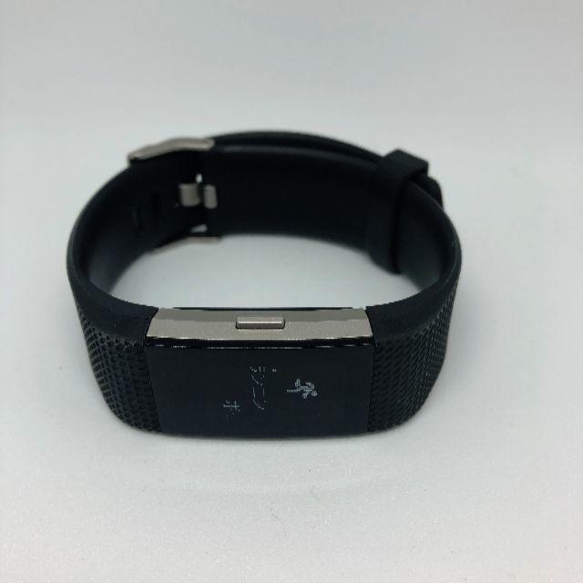 Fitbit Charge2 ブラック サイズL スポーツ/アウトドアのトレーニング/エクササイズ(トレーニング用品)の商品写真