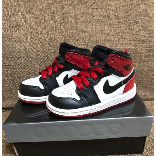 ナイキ(NIKE)の最終値下げ！ JORDAN 1 BABY  つま黒(スニーカー)