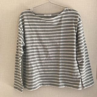 ローリーズファーム(LOWRYS FARM)のLOWRYS FARM ボーダーカットソー 美品(カットソー(長袖/七分))