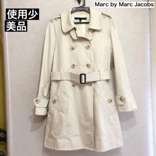 マークバイマークジェイコブス(MARC BY MARC JACOBS)の♡マークバイマークジェイコブス♡トレンチコート/ホワイトコットン/ サイズ4(トレンチコート)