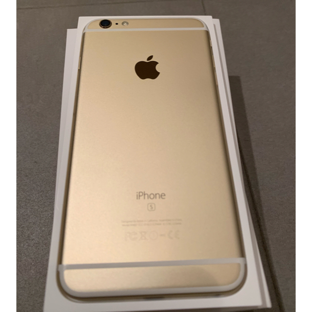 iPhone(アイフォーン)のiPhone6s plus ゴールド 128GB 中古 スマホ/家電/カメラのスマートフォン/携帯電話(スマートフォン本体)の商品写真