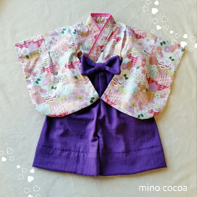 コリーナさま専用 handmade baby HAKAMA 80-90cm