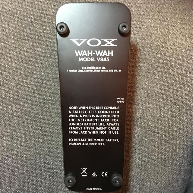 VOX(ヴォックス)のVOX V845 classic wah wah pedal 楽器のギター(エフェクター)の商品写真