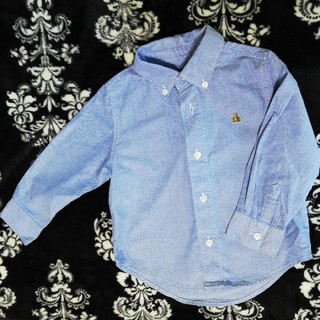 ベビーギャップ(babyGAP)のbabyGAP　95センチ　Yシャツ　ブラウス　スカイブルー(Tシャツ/カットソー)