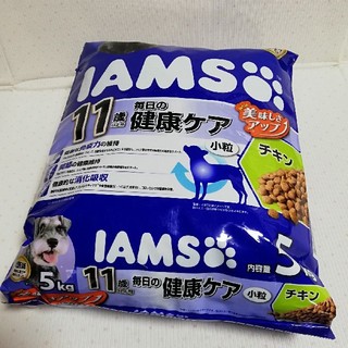 アイムス　IAMS 11歳以上用毎日の健康ケア小粒チキン5キロ(ペットフード)