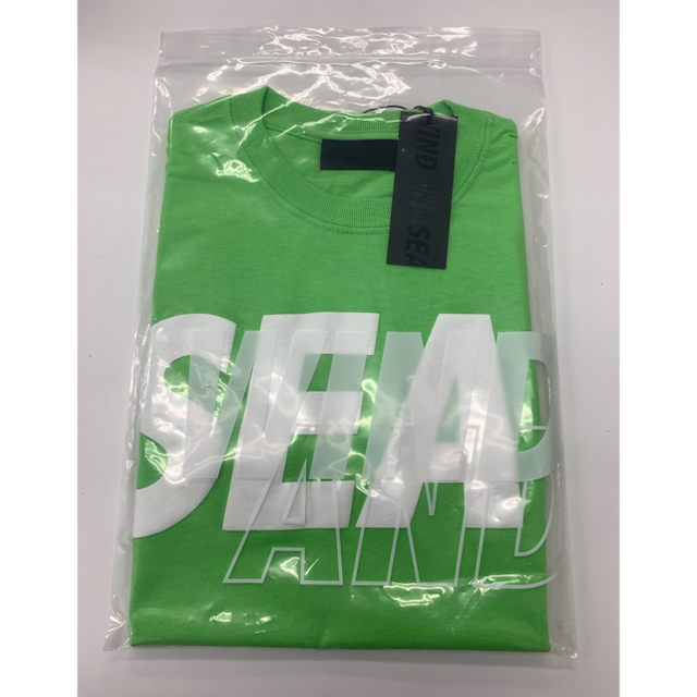 Ron Herman(ロンハーマン)の[ディーン様]WIND AND SEA Tシャツ グリーン 黄緑Sサイズ  メンズのトップス(Tシャツ/カットソー(半袖/袖なし))の商品写真