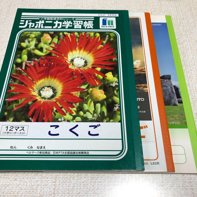 ショウワノート(ショウワノート)の②ノート 国語 12マス 3冊 インテリア/住まい/日用品の文房具(ノート/メモ帳/ふせん)の商品写真