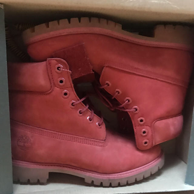 Timberland - Timberland 赤 ブーツ 23cmの通販 by pyonpyon