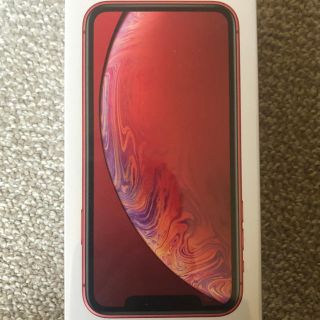 エヌティティドコモ(NTTdocomo)のiphone xr レッド 64GB 新品未開封(スマートフォン本体)