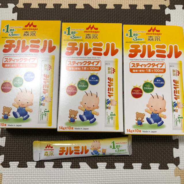 森永乳業(モリナガニュウギョウ)の【Ayu様専用】森永チルミル スティック3箱➕おまけ1本 キッズ/ベビー/マタニティのキッズ/ベビー/マタニティ その他(その他)の商品写真