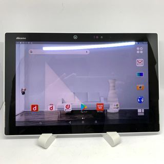 エヌティティドコモ(NTTdocomo)の【SIMフリー】arrows tab F-04H ホワイト(タブレット)