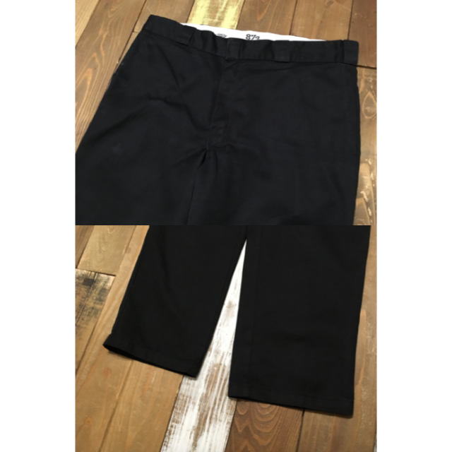 Dickies(ディッキーズ)の３９１１２　アメリカ 輸入 USED ディッキーズ　８７４　ブラック　W３８ メンズのパンツ(ワークパンツ/カーゴパンツ)の商品写真