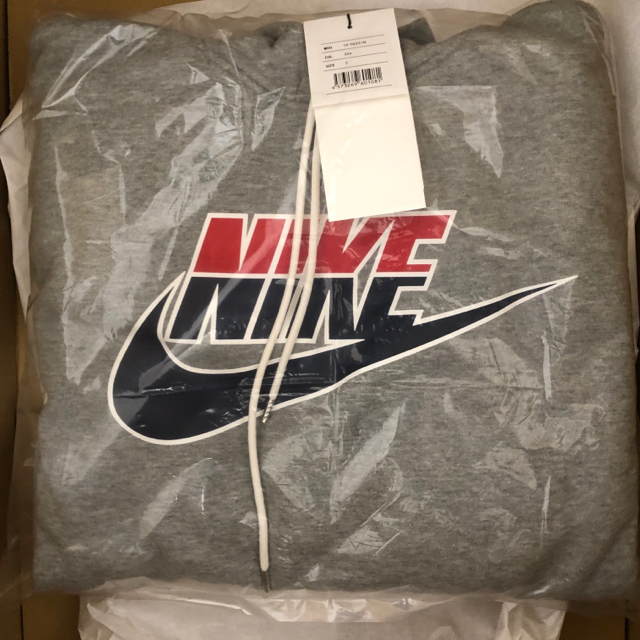 sacai(サカイ)のLサイズ sacai x nike Men's Hoodie GRAY メンズのトップス(パーカー)の商品写真