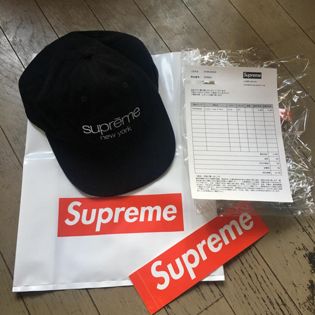 supreme classic logo6panel cap