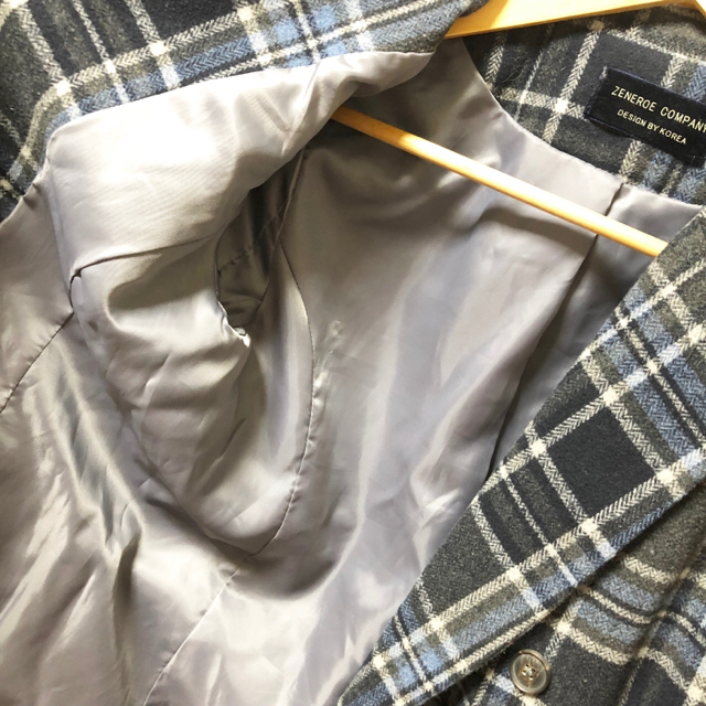 チェックコート レディースのジャケット/アウター(チェスターコート)の商品写真