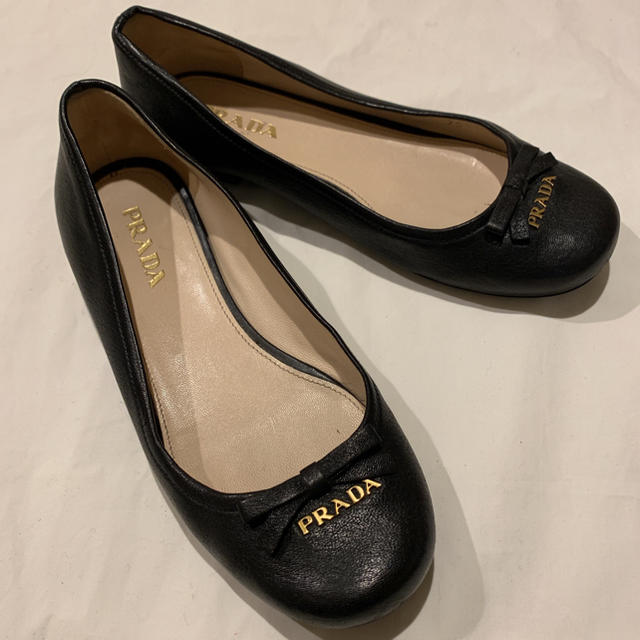 PRADA(プラダ)のPRADA プラダ 35 1/2 バレエシューズ フラットシューズ レディースの靴/シューズ(バレエシューズ)の商品写真