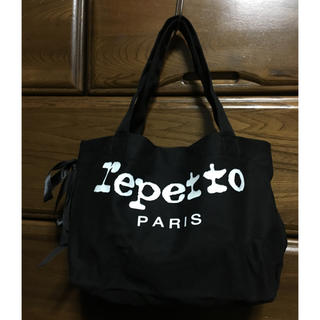 レペット(repetto)のrepetto 黒ミニトートバッグ(トートバッグ)