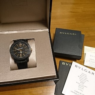 BVLGARI - BVLGARI 正規品 カーボンゴールド ブルガリブルガリ 腕時計 