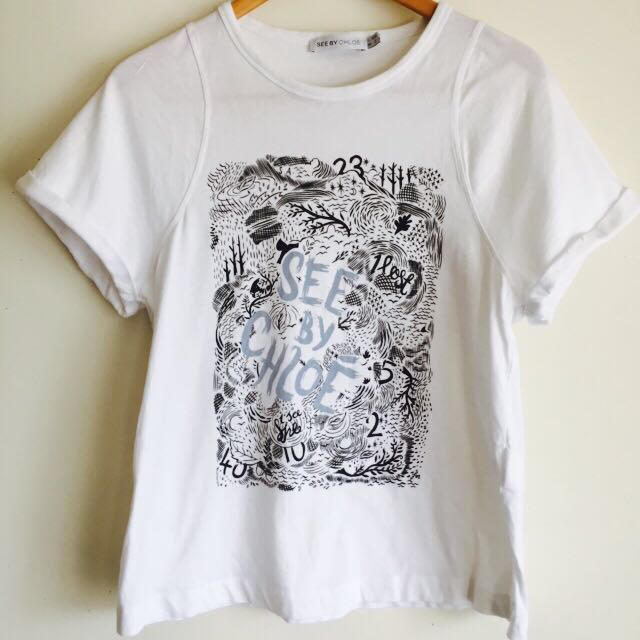 SEE BY CHLOE(シーバイクロエ)のシーバイクロエ グラフィック半袖Tシャツ レディースのトップス(Tシャツ(半袖/袖なし))の商品写真