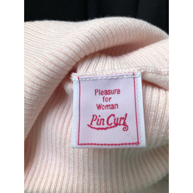 Pin Curl(ピンカール)のPinCurl ピンク サマーセーター  カットソー クリーニング済み レディースのトップス(カットソー(半袖/袖なし))の商品写真