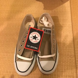 コンバース(CONVERSE)のコンバース  ベージュ 24cm(スニーカー)