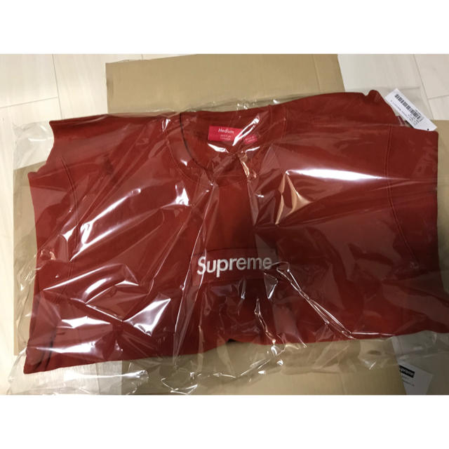 確実正規品 supreme box logo 2018aw north face