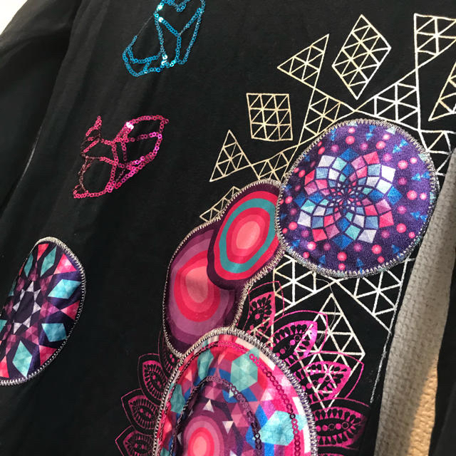 DESIGUAL(デシグアル)の！専用！DESIGUAL ワンピース ロンT キッズ/ベビー/マタニティのキッズ服女の子用(90cm~)(ワンピース)の商品写真