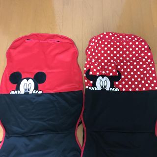 ディズニー(Disney)のミッキー❤️ミニー フロント用シートカバー(車内アクセサリ)