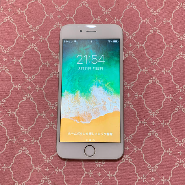 iPhone 6 Silver 64 GB SoftBankスマートフォン本体