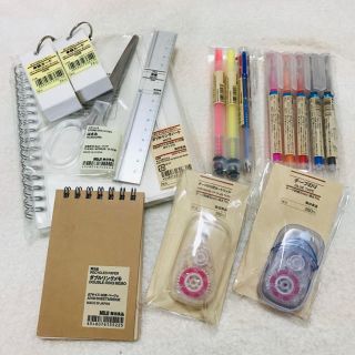 ムジルシリョウヒン(MUJI (無印良品))の【Mさま専用】無印良品  文具  16点セット(ノート/メモ帳/ふせん)