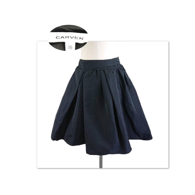 都内で CARVEN 自然にふんわり広がるドーリーフレアスカート CARVEN