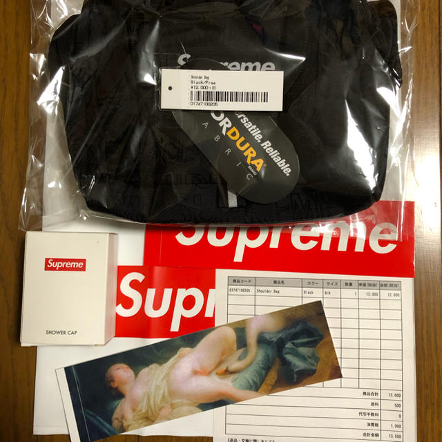 supreme shoulder bag 19SS black