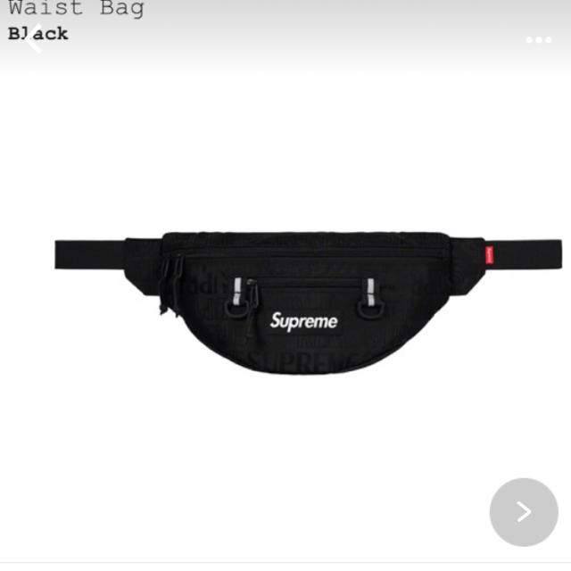 Supreme 19ss Waist Bag シュプリーム ウエストバッグ 正本 メンズ