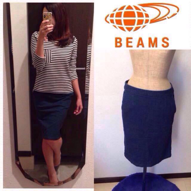 BEAMS(ビームス)のSALE中ビームス デニムスカート♡ レディースのスカート(ひざ丈スカート)の商品写真
