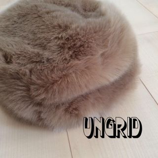 アングリッド(Ungrid)のファーハット★新品未使用タグ付き(ハット)