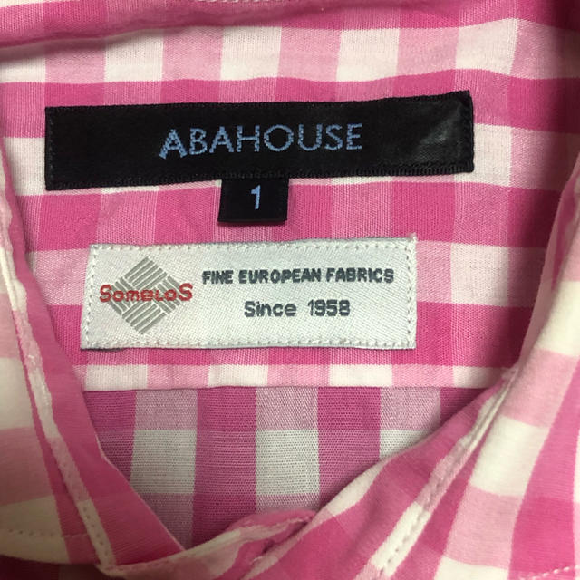 ABAHOUSE(アバハウス)のアバハウス 長袖シャツ ピンクチェック メンズのトップス(シャツ)の商品写真