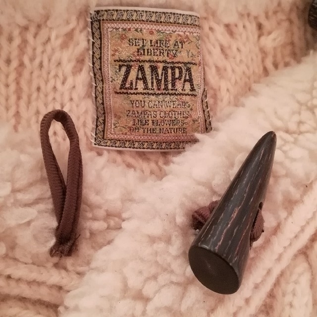 zampa(ザンパ)のザンパ　ニット　ジャケット　ショート レディースのトップス(ニット/セーター)の商品写真