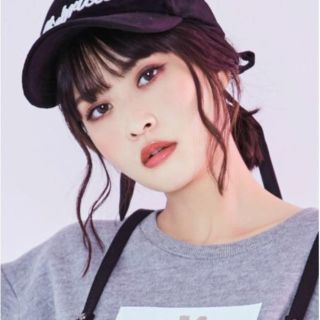 イートミー(EATME)の♡18aw♡EATME♡バックリボンエンブロイダリーキャップ♡(キャップ)