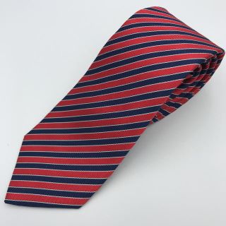 デュポン(DuPont)の☆良品☆デュポン シンプルストライプ RED&NAVY(ネクタイ)