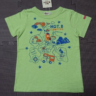 ホットビスケッツ(HOT BISCUITS)の【新品】ミキハウス☆ホットビ☆キャンピング半袖Tシャツ(Tシャツ/カットソー)