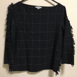 エイチアンドエム(H&M)のH&M チェックトップス(カットソー(長袖/七分))