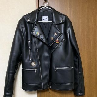 ザラ(ZARA)のレザージャケット Sサイズ(ライダースジャケット)